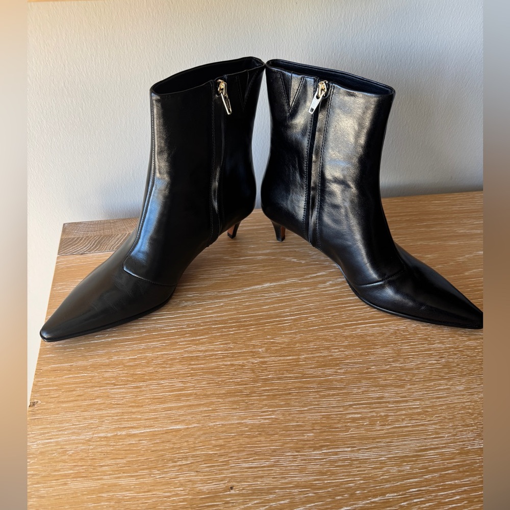 NWT! MADEWELL Women’s The Emilie Ankle Boot, True Black Leather, Size 9 - Picture 8 of 16